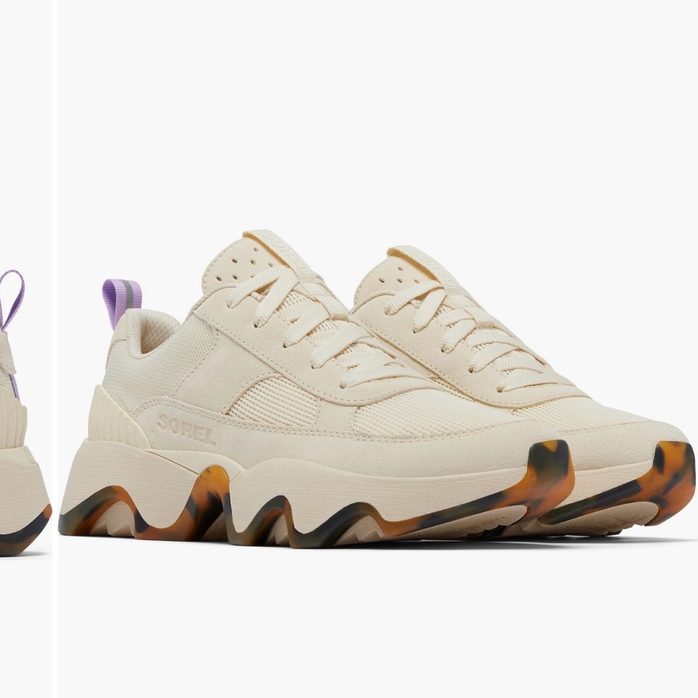 Sorel Kinetic Impact II Wonder Lace Sneakers — Honey & Lavender